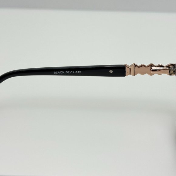 St Moritz Eyeglasses Eye Glasses Frames Arianna Black 52-17-140 - Picture 6 of 7